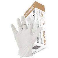 Rękawice lateksowe pudrowane Orgifox L 100 szt