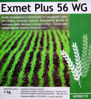 Exmet Plus 56 WG 1kg miotła zbożowa w zbożach ozimych