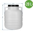 Beczka Kiszonka 20L - biała, uchwyty 360120 - 2