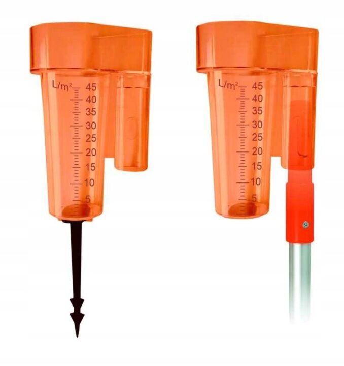 Deszczomierz Ogrodowy RAMP 45 mm/m² Miernik Opadów Do Gleby