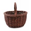 Kosz wiklinowy 36x29x20/34h cm polski na grzyby zakupy cebulowy - 3