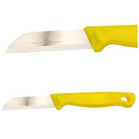 Nożyk do Pieczarek Solingen 6 cm Ostrze Nierdzewne Żółty Made in Germany