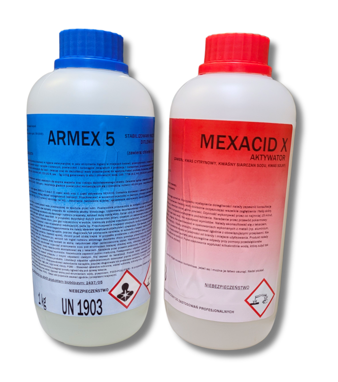 Armex 5 1L + (aktywator) Mexacid 1L preparat do dezynfekcji