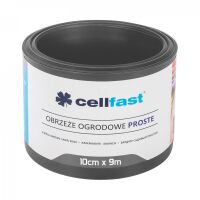 Cellfast Obrzeże ogrodowe proste grafit 10 cm x 9 m 30-241