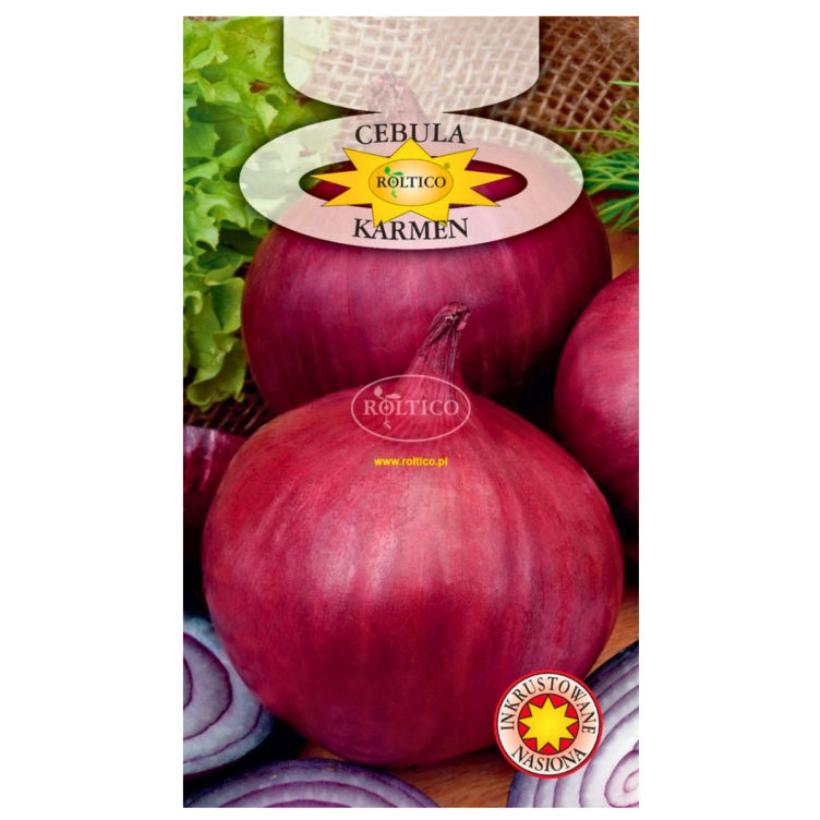 Cebula Karmen 2g Roltico czerwona nasiona