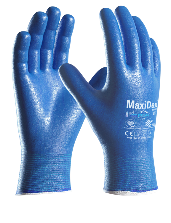 Rękawice ATG MaxiDex Anty wirusowe 19-007 rozm. 8