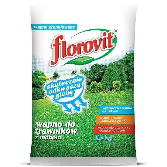 Florovit wapno do trawników z mchem 10kg