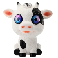 Figurka Ogrodowa Krowa LED Solarna 27,5 cm Świecące Oczy