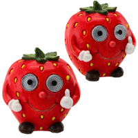 Figurka Ogrodowa Truskawka 14 cm Dekoracja Ogród Balkon