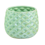 Donica ceramiczna Luster Green 16 cm zielona perła połysk dekoracyjna