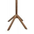 Duży karmnik na nodze 134 cm biało-brązowy, drewniany solidny polski - 5