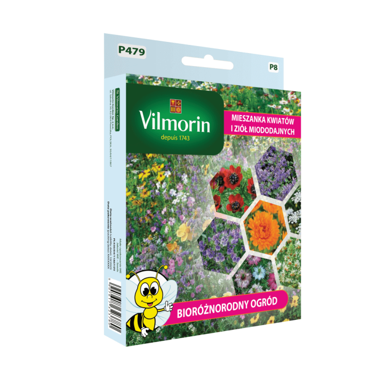 Mieszanka miododajna - Długo kwitnący ogród 100 g - Vilmorin P478