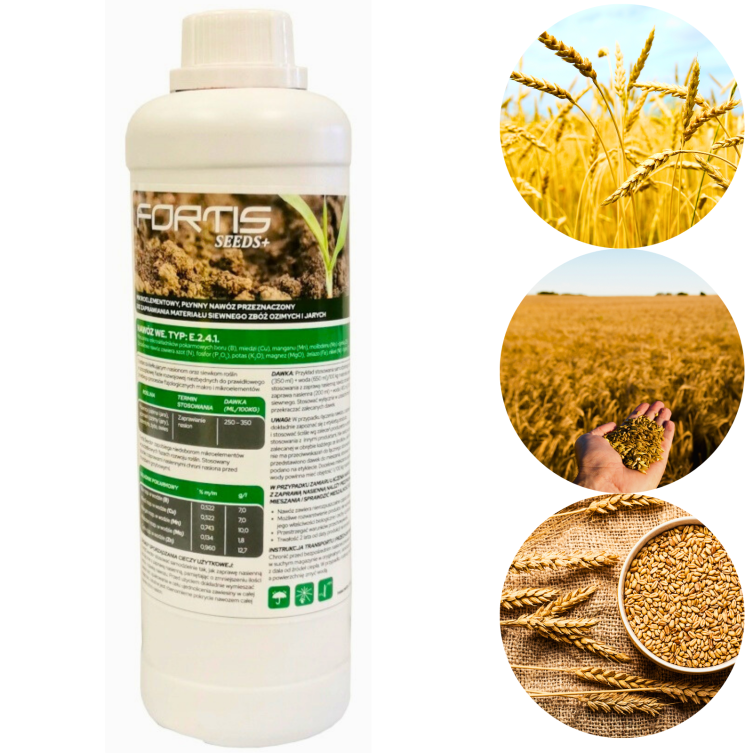 Fortis Seeds+ 1L nawóz mikroelementowy do zaprawiania zbóż