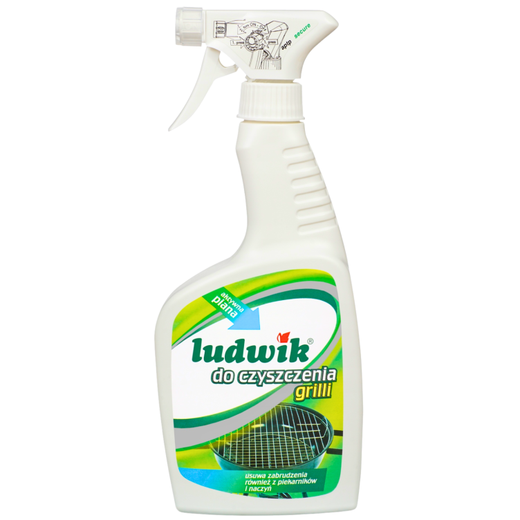 LUDWIK Płyn do Mycia Grilla i Piekarnika 500 ml Aktywna Piana Odtłuszczacz