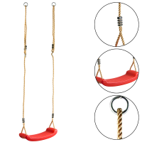 Huśtawka Ogrodowa Dla Dzieci Plastikowa Lina 70kg 42 cm GR0230