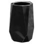 Wazon nagrobkowy “Diament” czarny 25 cm – odporny, ciężki, bez wkładu