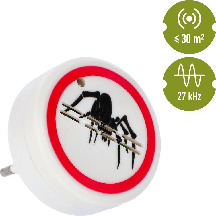 Ultradźwiękowy odstraszacz pająków - do użytku domowego 730717
