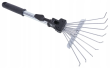 Grabie metalowe do liści regulowane 30–39 cm – składane wachlarzowe - 2