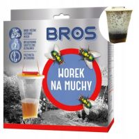 Pułapka worek na muchy Bros z przynętą wabikiem do ogrodu
