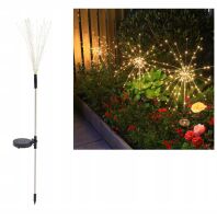 Lampa Solarna Dmuchawiec 90 cm 150 LED Ciepła Biel Ogrodowa