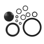 Zestaw uszczelek do opryskiwacza ciśnieniowego 3/5/8L | 42-216 42-217 42-218