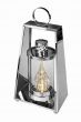 Znicz Glamour Srebrny 30 cm Lampion Szklany z Uchwytem Bez Wkładu LED - 2