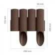 Palisada ogrodowa Cellfast 4 STANDARD brązowa 34-041 - 2