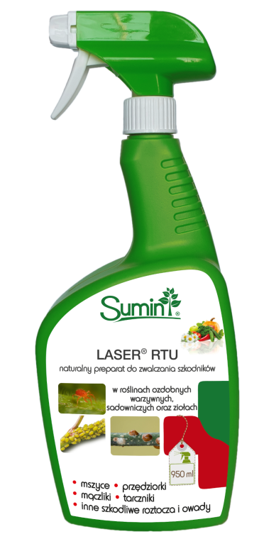 Sumin Laser RTU 950ml naturalny, niszczy wszystkie szkodniki