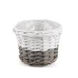 OWALNY KOSZYK WIKLINOWY NA BALKON 32x19x12h cm HL01886.4.2 - 3