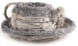 Osłonka Rattanowa z Folią Dzbanek Kubki Taca 13cm - 2
