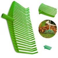Grabie do liści plastikowe kolor zielony  giętkie 43cm