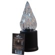Wkład LED do Zniczy 15 cm Czarny 4 LED Zimne Światło Baterie - 3