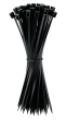 Opaski Zaciskowe 4,8x200 mm Czarne UV Trytytki Nylon 100 szt - 3