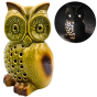 Sowa lampion ceramiczny 22 cm ręcznie szkliwiony Polski produkt dekoracja