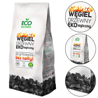 Ekologiczny węgiel drzewny do grilla 2,2 kg Bio Naturo bukowy