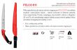 Piła ręczna do drewna z kaburą Felco 611 33cm - 4