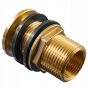 Przepust mosiężny beczki zbiornika 1 x 3/4 cal szczelny solidny