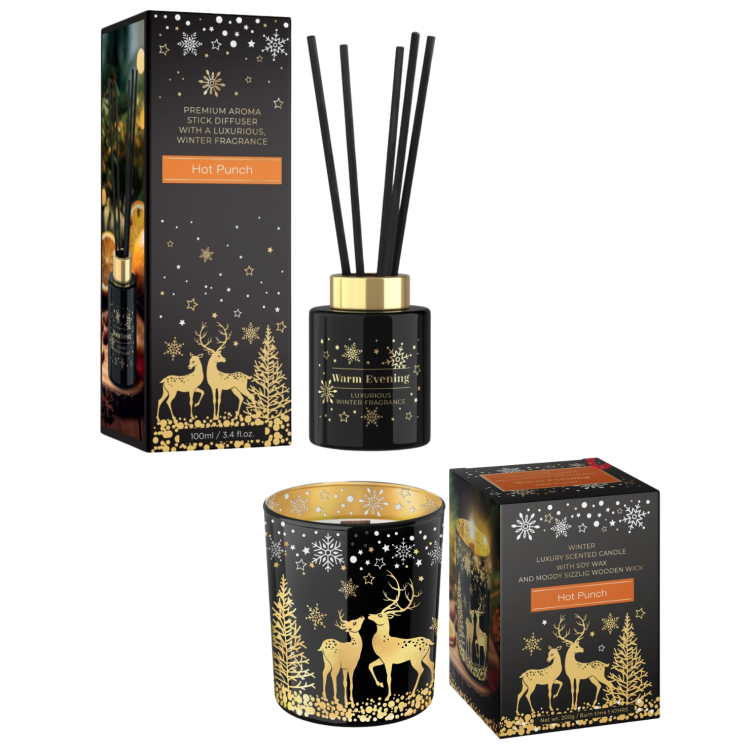 Zestaw Prezentowy Warm Evening Hot Punch Bartek Candles