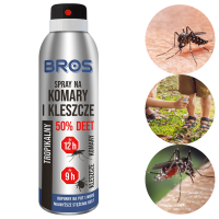 Spray na komary i kleszcze 50% DEET - BROS