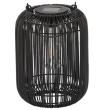 Lampion Solarny Ogrodowy Czarny 24 cm LED Ciepły Biały - 2