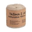 Dekoracyjna taśma z juty 10 cm × 10 m – rękodzieło, dekoracja, florystyka - 2