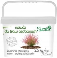Nawóz wieloskładnikowy do traw ozdobnych Sumin granulat 2.5 kg 125 m2