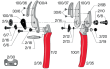 Sekator jednoręczny Felco 100 21 cm rozmiar L - 4