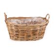 OWALNY KOSZYK RATTANOWY Z UCHWYTAMI 37x26x16/22h cm - 3
