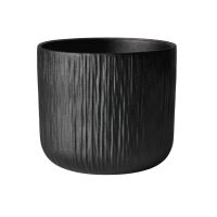 Osłonka ceramiczna czarna metalik 13 cm wzór dłuto