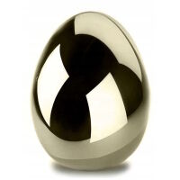 Figurka Ceramiczna Wielkanoc Jajko 6 cm złote