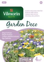 Kwiaty niskie długo kwitnące: Powój, Chaber, Nagietek 8g Garden Deco | Nasiona Garden Deco Vilmorin