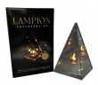 Lampion Lustrzany 3D LED Efekt Płomienia Piramida 20 cm Dekoracja Znicz - 3
