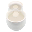 Ceramiczny biały dwojak 18×25×14 cm  ręcznie szkliwiony  polska dekoracja - 2