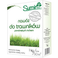 Nawóz Sumin do nawożenia Trawników porośniętych mchem Optymalny Skład 1 kg